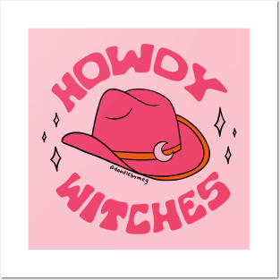 Howdy Witches Posters and Art